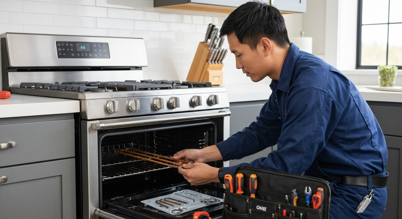 Oven repair professional in Calgary